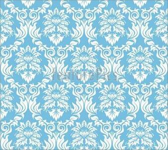 Blue Damask Background