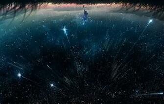 Wallpaper The Sky Girl Night Reflection Starfall By Y