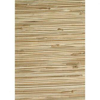 Shop Allen Roth Brown Grasscloth Unpasted Textured Wallpaper At