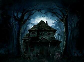 Haunted Computer Wallpaper Desktop Background