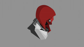 Wallpaper Id Red Hood Minimalism 4k HD Artist