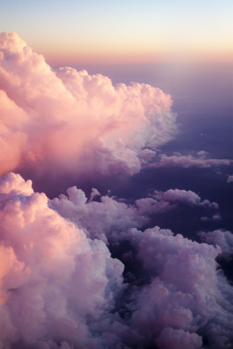 Sunset From Above Wallpaper Cloud Aesthetic