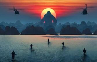 Wallpaper The Film Movie Kong Skull Island King