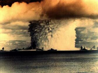 Atomic Bomb Wallpaper Test Over Water Jpg X