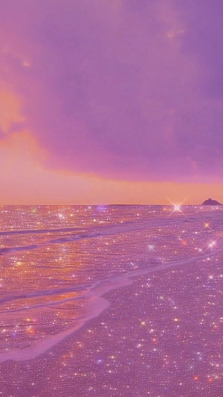 Sea Glitter Pink Wallpaper Background Glittery