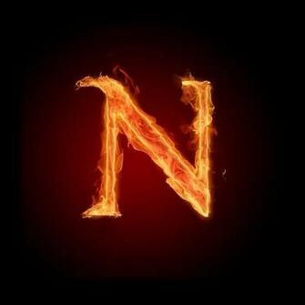 Fire Letters Wallpaper HD M R Photo Of Phombo