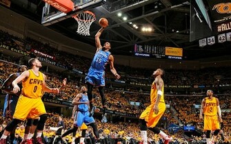 Kevin Durant Throws Down A Dunk And Then Yells At Lebron