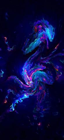 Neon iPhone Wallpaper Top Background