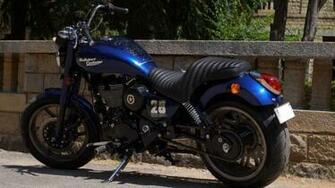 Royal Enfield Thunderbird Customised Into A True Blue
