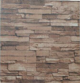 Vintage Nature Textured 3d Stacked Stone Wallpaper Antique Shabby Chic