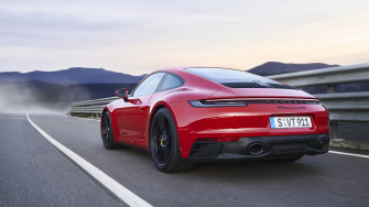 Porsche Carrera 4k Red Car