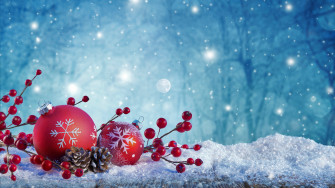 Wallpaper Christmas Ornaments Decorations
