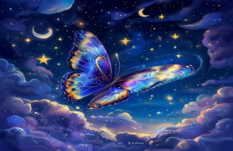 Night Butterfly Wallpaper