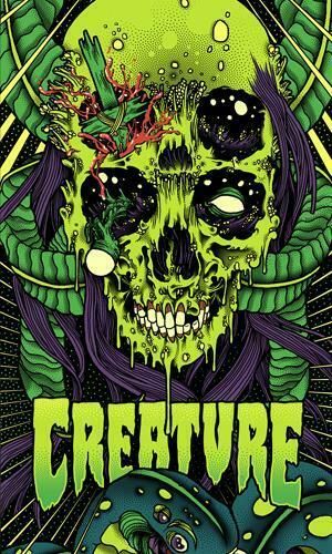 Creature Skateboards Art Cruise Illustrative Graphic