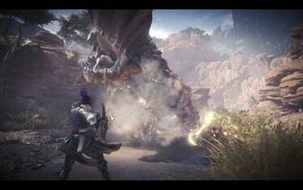Heavy Bowgun And Gunlance Finishing A Barroth Monsterhunterworld