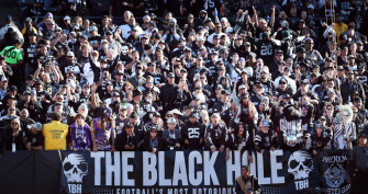 Las Vegas Raiders Fan Army HD Wallpaper The Black Hole Spirit