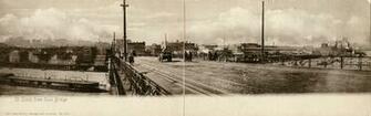 File St Louis From Eads Bridge Panoramic Postcard Of Top