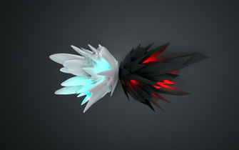 Black And White Crystals Wallpaper