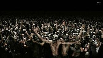 Mass Zombie Attack Wallpaper HD Cute