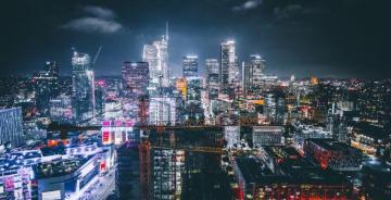 Wallpaper Buildings Night Los Angeles Desktop HD