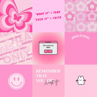 Pink Christian Wallpaper