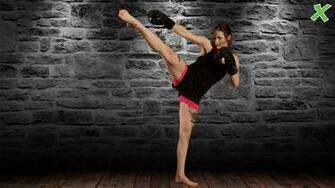 Wallpaper Kick Pose Martial Arts Training Sports