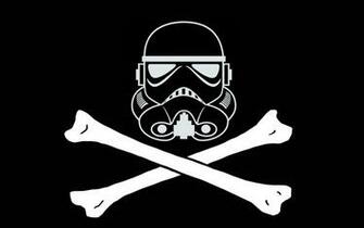 Skull And Crossbones Black Background Wallpaper Art HD
