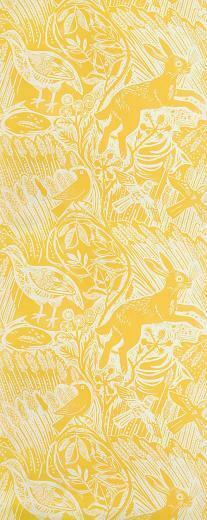 Harvest Hare Wallpaper Excellent Lino Print With Mark Hearld