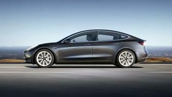 Tesla Model Side Wallpaper