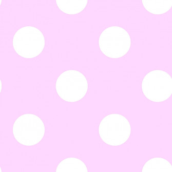 Pastel Pink And White Polka Dot Wallpaper