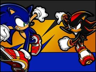 Sonic Vs Shadow Wallpaper By Infectushedgehog