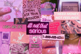 Pink Baddie Desktop Wallpaper Aesthetic
