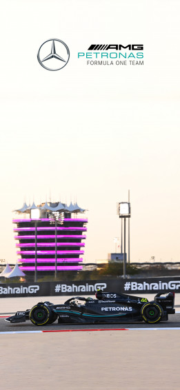 Lewis Hamilton Bahrain Testing Phone Wallpaper With And