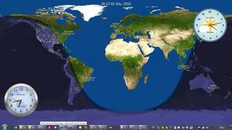 Live World Clock Wallpaper