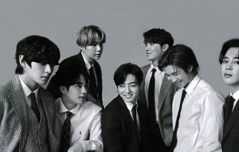 Kim Taehyung On Bts Photoshoot Wallpaper