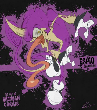 Espio The Chameleon By Brendancorris