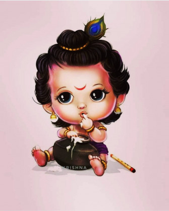 Krishna iPhone Wallpaper