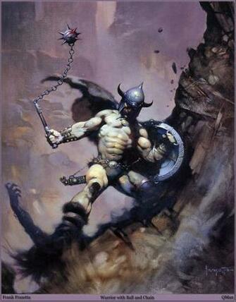 Wallpaper Frank Frazetta Men Helmet Warrior Fantasy