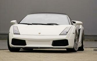 White Lamborghini Gallardo Wallpaper