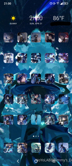 My Wallpaper And Phone Theme Genshin Impact
