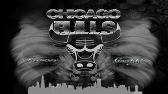 Chicago Bulls Black And White By Mademyown