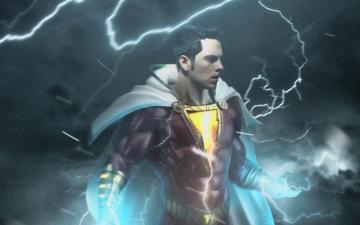 Shazam Dc Comics Zachary Levi Wallpaper Background Image