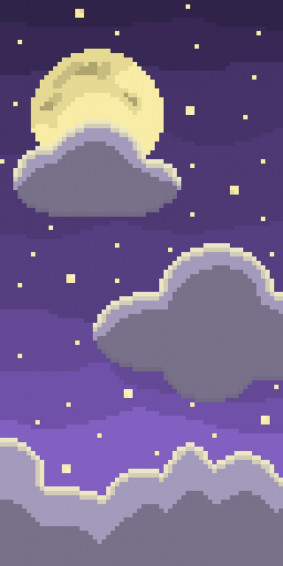 Sky Pixel Art In Pretty Wallpaper Background Night