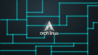 Arch Linux Tron Wallpaper