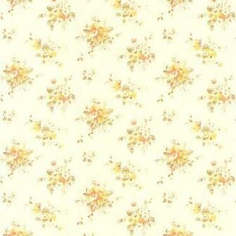 Elaine Yellow Floral Bouquet Wallpaper Bolt By Brewster