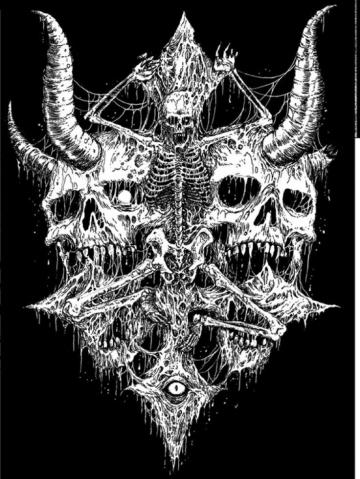 Mark Riddick Black Metal Art Heavy Creepy