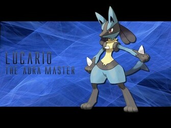 Pok Mon Lucario El Maestro De Aura Wallpaper