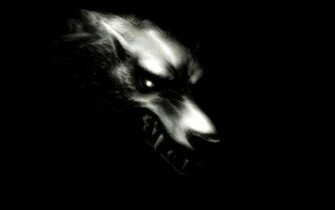 Fear The Dark Wolf Wolves Wallpaper