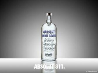 Absolut Bottle Wallpaper