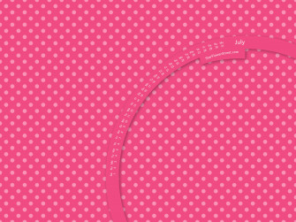Pink And White Polka Dot Wallpaper
